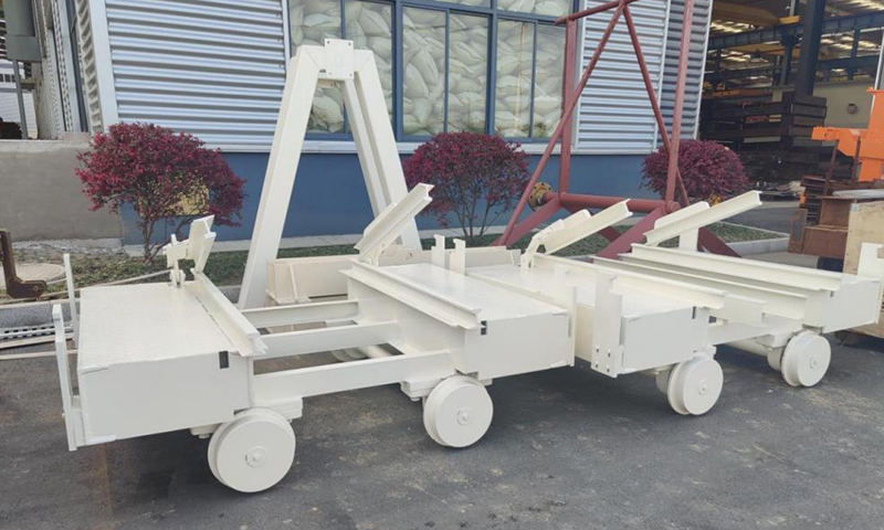 Chariot de pont après autoclave